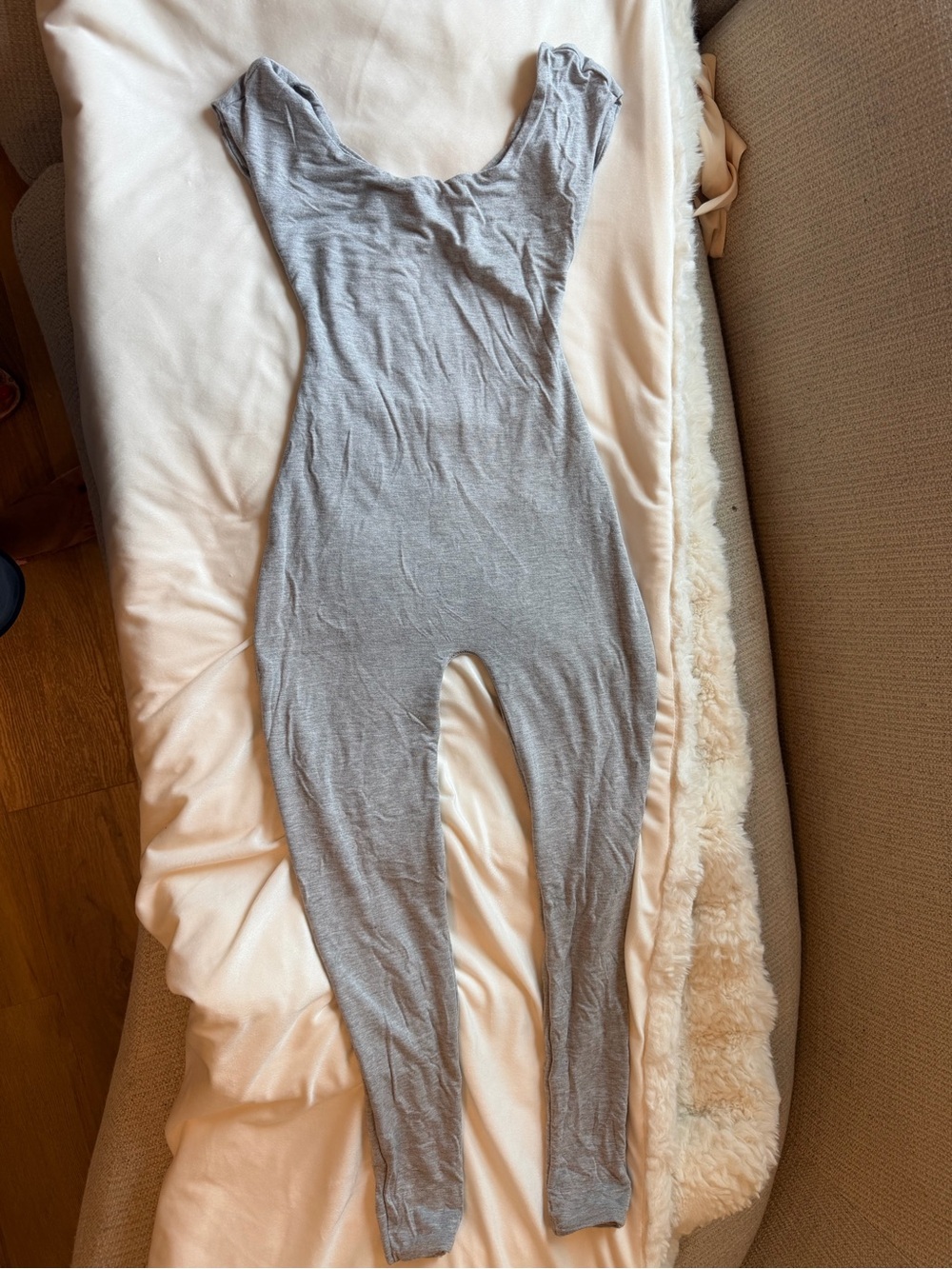 Oh Polly Grey Sleeveless Modal Jumpsuit